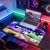 Custom Name Personalized Game Rainbow Friends Pattern Mousepad, Laptop PC Desk Mat, Decorative Desk Mat for Home Keyboard Pad Gift