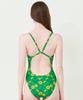 Loseuteuinseoul Sunny Flower One-Piece Swimsuit Green