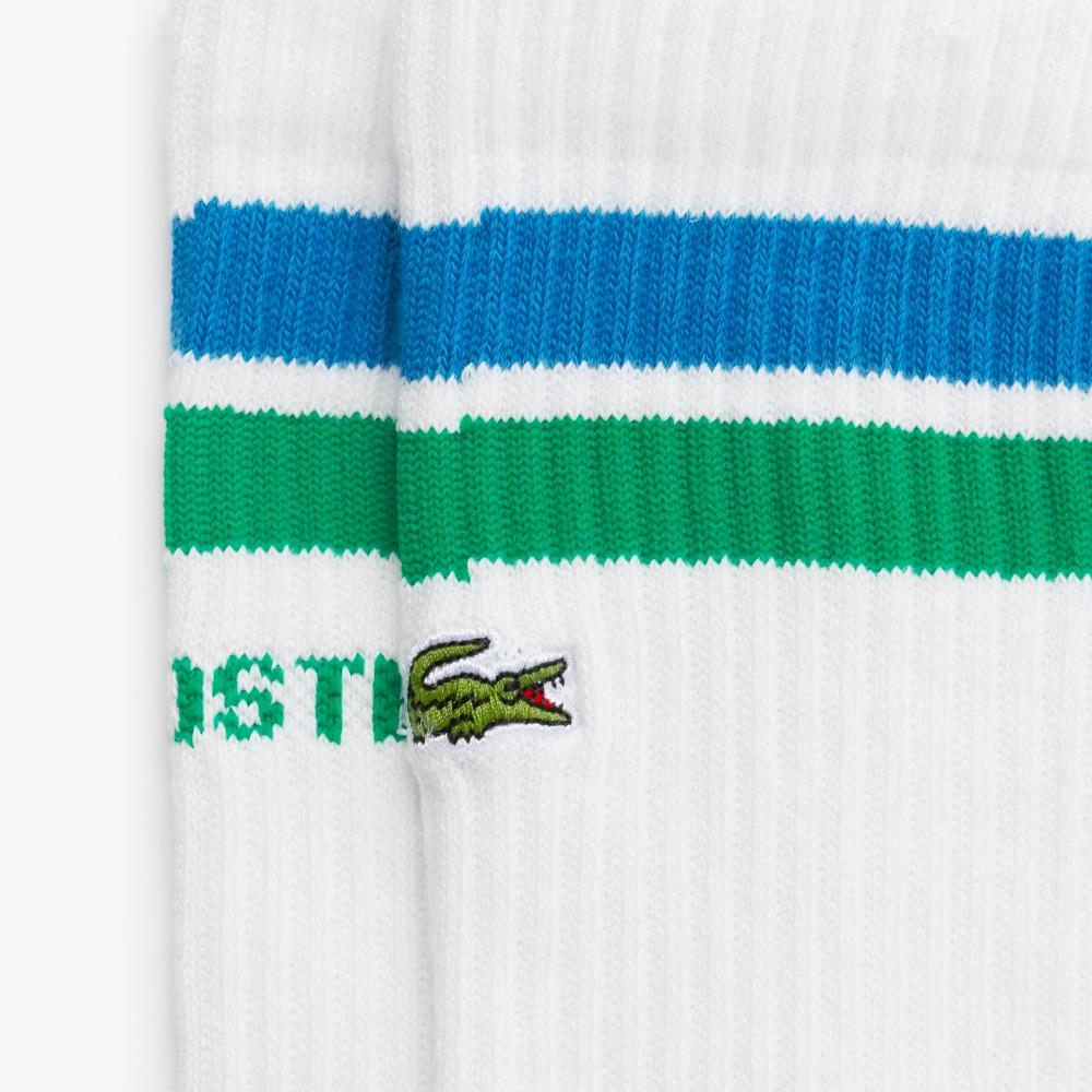 [lacoste] Unisex Bold Stripe Sport Socks RA136E-56G001