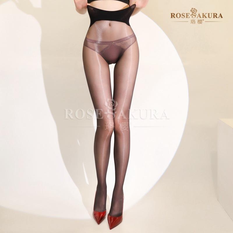 Sexy Aurora 640-Pin Seamless Deepcrotch Stocking Women Ultrathin Silky Smooth Shiny Transparent Pantyhose Ol Summer Fashion Ootd