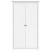 VidaXL Wardrobe, Clothes Cabinet, Clothes Closet, Storage Furniture, Bedroom Organizer, White Wood 355059