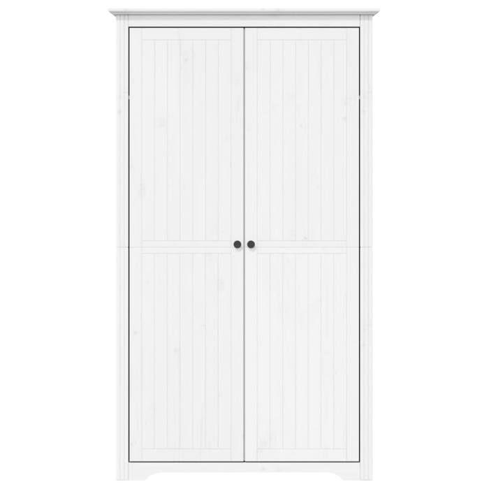 VidaXL Wardrobe, Clothes Cabinet, Clothes Closet, Storage Furniture, Bedroom Organizer, White Wood 355059