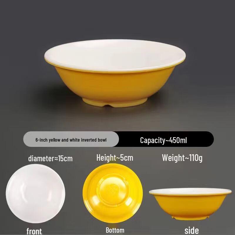 Durable Melamine Restaurant Noodle Bowl