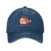 Nice To Meat You Basic Versatile Baseball cap Protects The Forehead Sports And Fitness Versatile Denim Hat