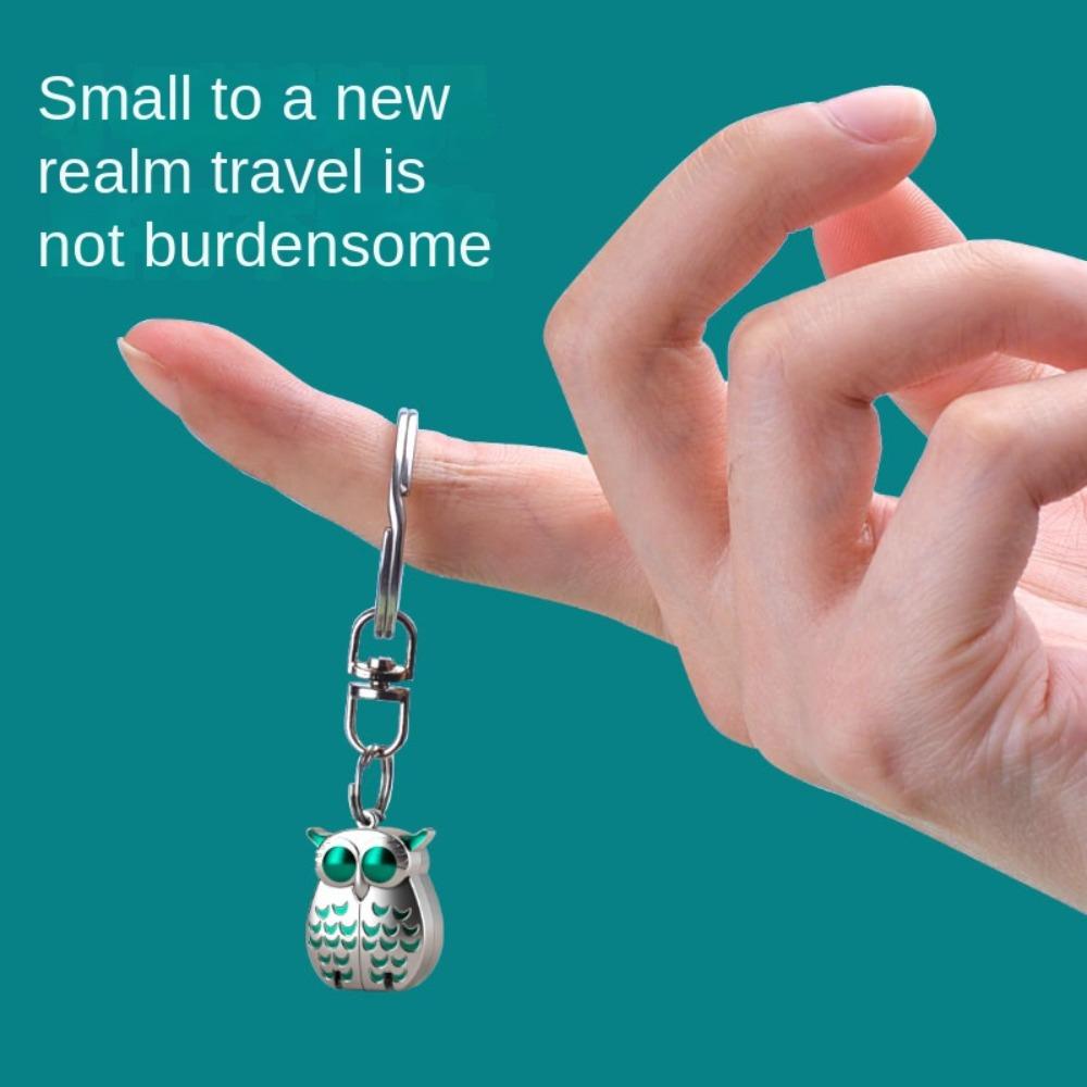 Stainless Steel Nail Clipper Owl Shape Nail Tools Creative Nail Clippers Keychain