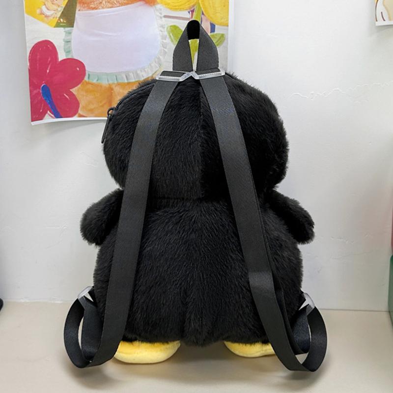 Cartoon  Apron Penguin Backpack Girl Heart Cute Plush Doll Penguin Doll