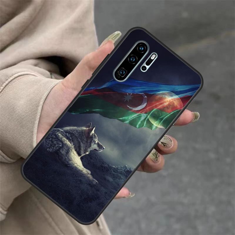 Azerbaijan Buta Flag For Huawei Nova 11i 8i 7i 3i Nova 9 10 SE 5T Y60 Y70 Y90 Y91 Y61 P20 P30 P40 Lite Pro Case