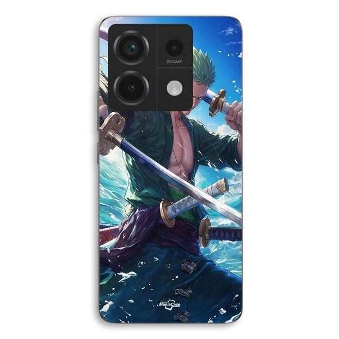 Coque de téléphone - MANIACASE - Xiaomi Redmi Note 13 Pro 5G - Silicone TPU - One Piece Roronoa Zoro - Souple