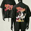 Maid Sama Washed T-shirt 2026 New Model personality Clothes shirt Year round clothing Retro Fashion Vintage Loose gift
