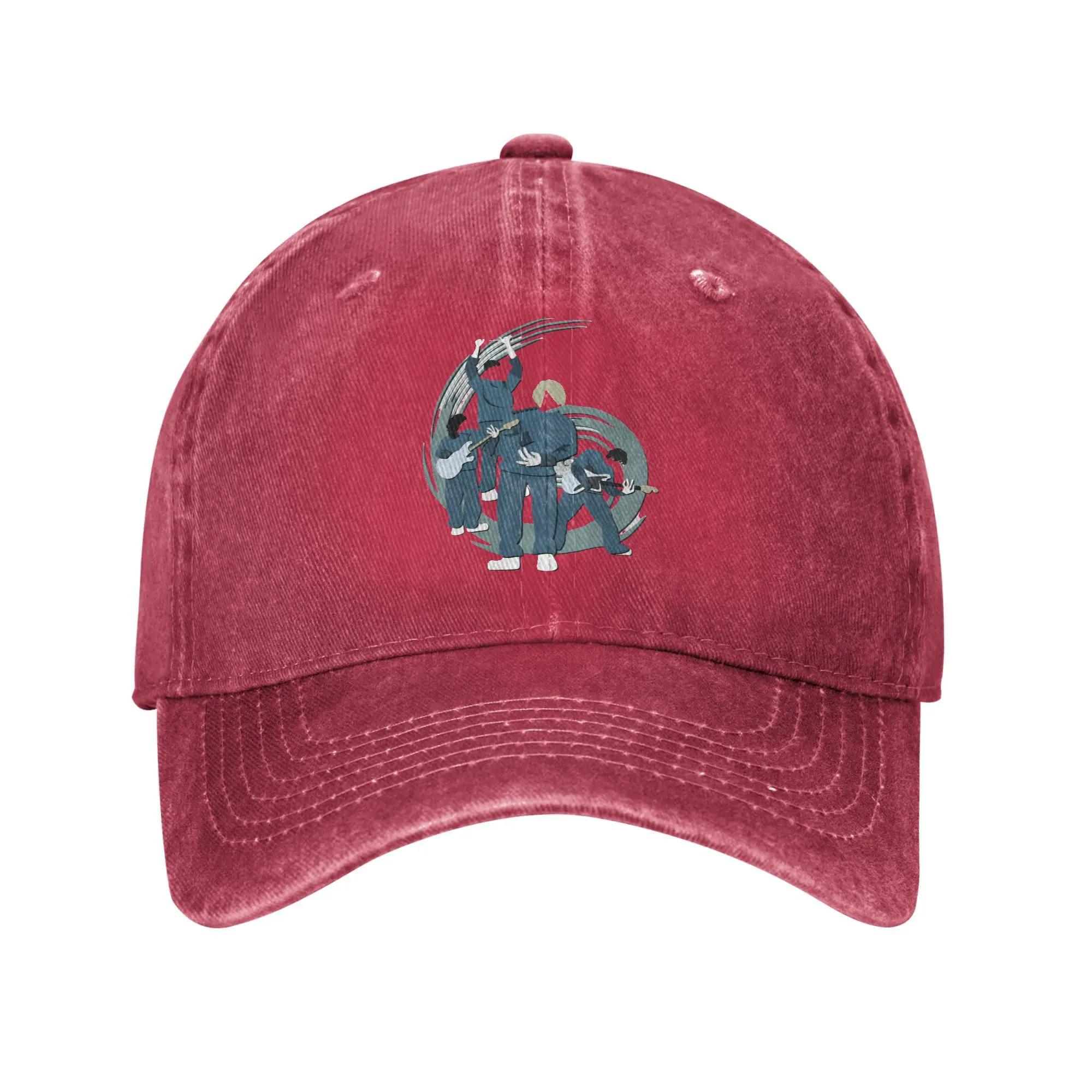 

Summer Katarsis Band Baseball Cap Sun Adjustable Design Washed Trucker Hat Unisex Hunting Camping Baseball Caps One Size
