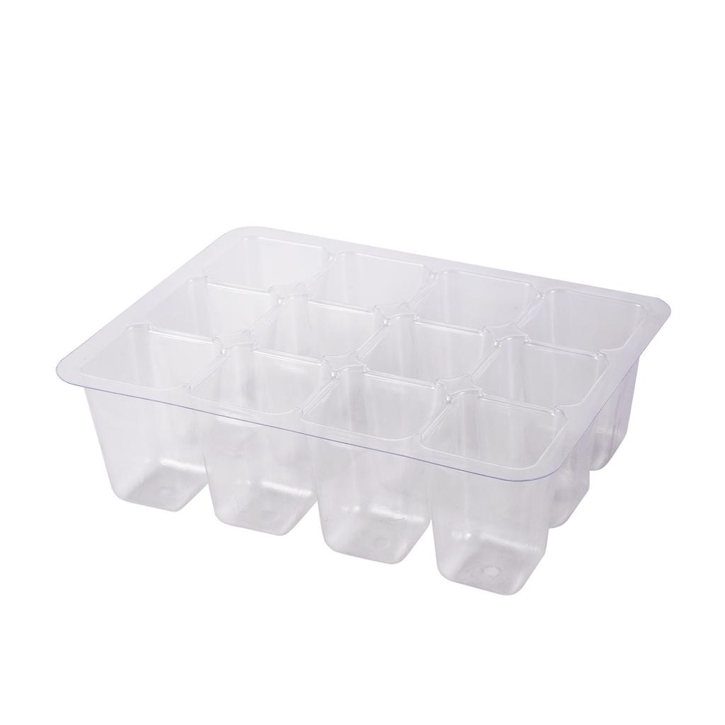 6/12 Cells Breathable Germination Box Garden Greenhouse Nursery Planter Vegetables Flower Succulents Growing Cultivation Pot