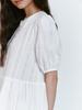 GANISONG Forest Fairy Button Dress_Cotton White