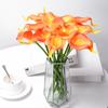 Mini PU Calla Lily Artificial Flowers for Home Decor and Photography Props