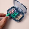 Mini-Medikamentenpille-Box Medikamentenaufbewahrungsbox Pillenspender Pillenorganisator Tabletten-Pillenbox Hülle Behälter Tragbar