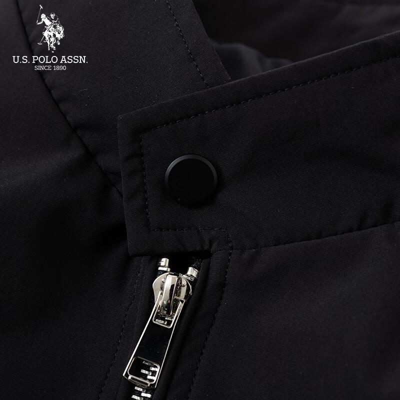 U.S. Polo Assn. Herren Einfache Stehkragenjacke