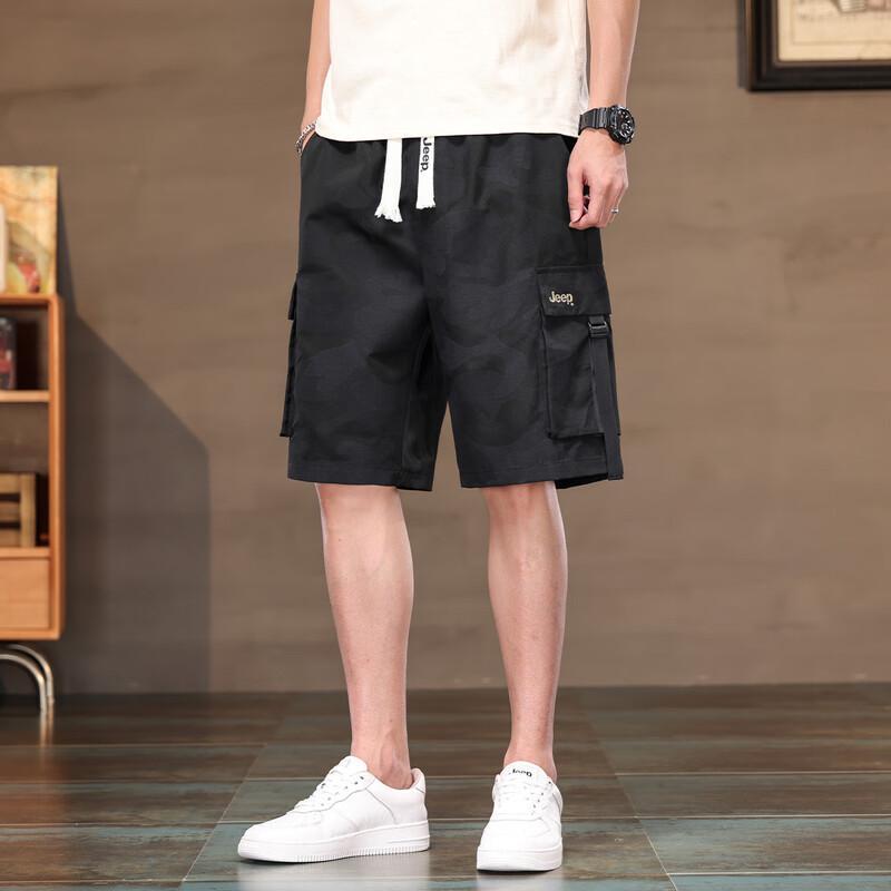Jeep Men's Summer Camouflage Cargo Shorts