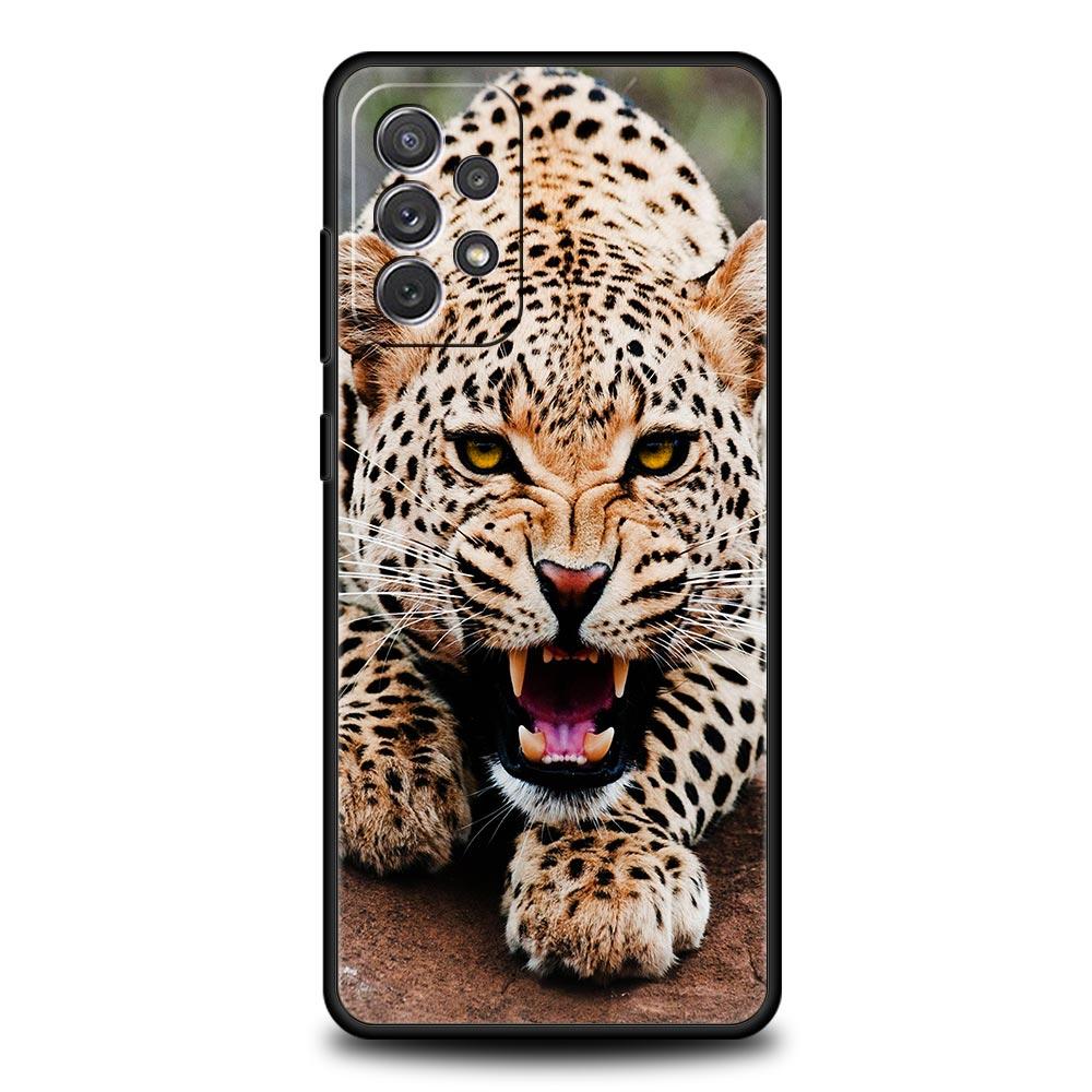 Tiger Leopard Fashion Phone Case For Samsung Galaxy A17 A07 A55 A35 A25 A15 A05 A33 5G A31 A23 A21s A13 A41 A73 A53 A51 A71Cover