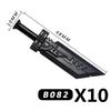 Military Building Blocks MOC Star Movie Characters Solider Figures War Mini Bricks Weapons Accessories Guns Cloak Axe Armor