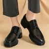 Summer Fashion Designer White Mesh Patchwork Breathable Thick-soled Elevator Shoes for Men Formal Wedding Prom Dress Footwear