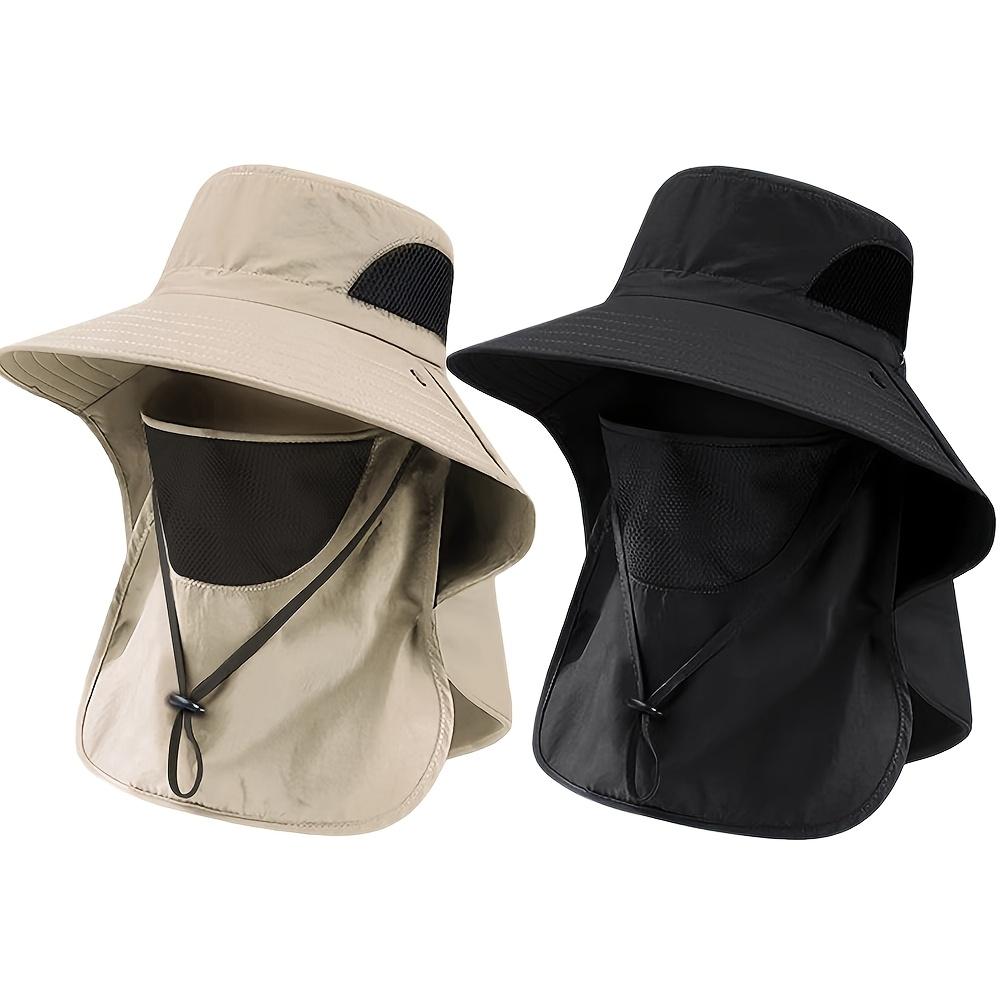 Adjustable Summer Sun Hat Uv Protection Outdoor Hunting Fishing Cap Unisex For Hiking Camping Casual Fishing Travel Accessory
