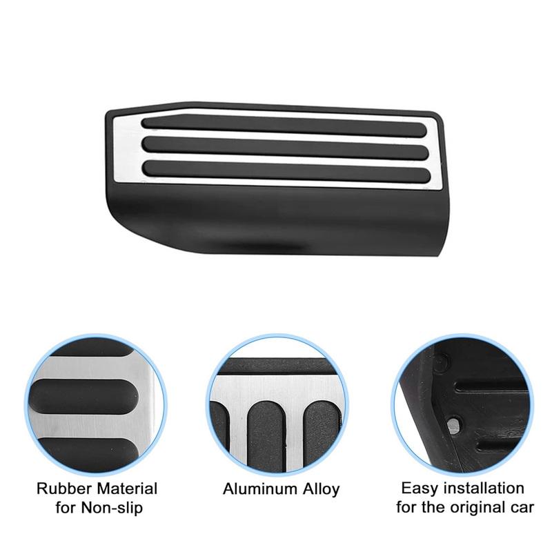 1pc Auto Interior Accessories Car Replaceable Foot Rest Pedal Non-slip Pad Cover for Land Rover Discovery 5 Range Rover Sport