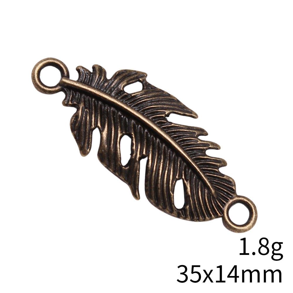 NewArrivals Charms Jewerly Making Feathers Leaf Charms Pendant Ornaments For Home Car Pendant