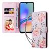 For Samsung Galaxy A05s 4G Case Floral Aesthetic RFID Blocking Leather Phone Cover