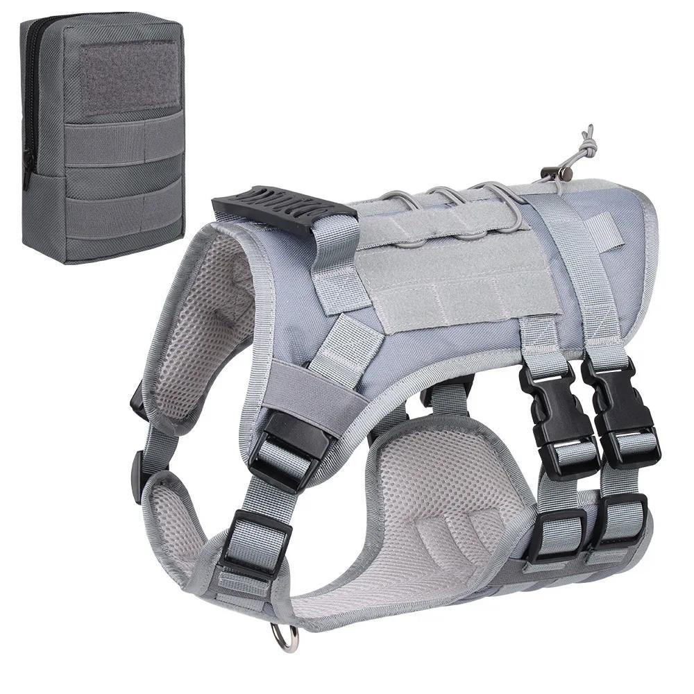 New Pet Tactical Vest Outdoor Splash-proof Dog Chest Strap Medium and Large Dog Tactical Chest Back