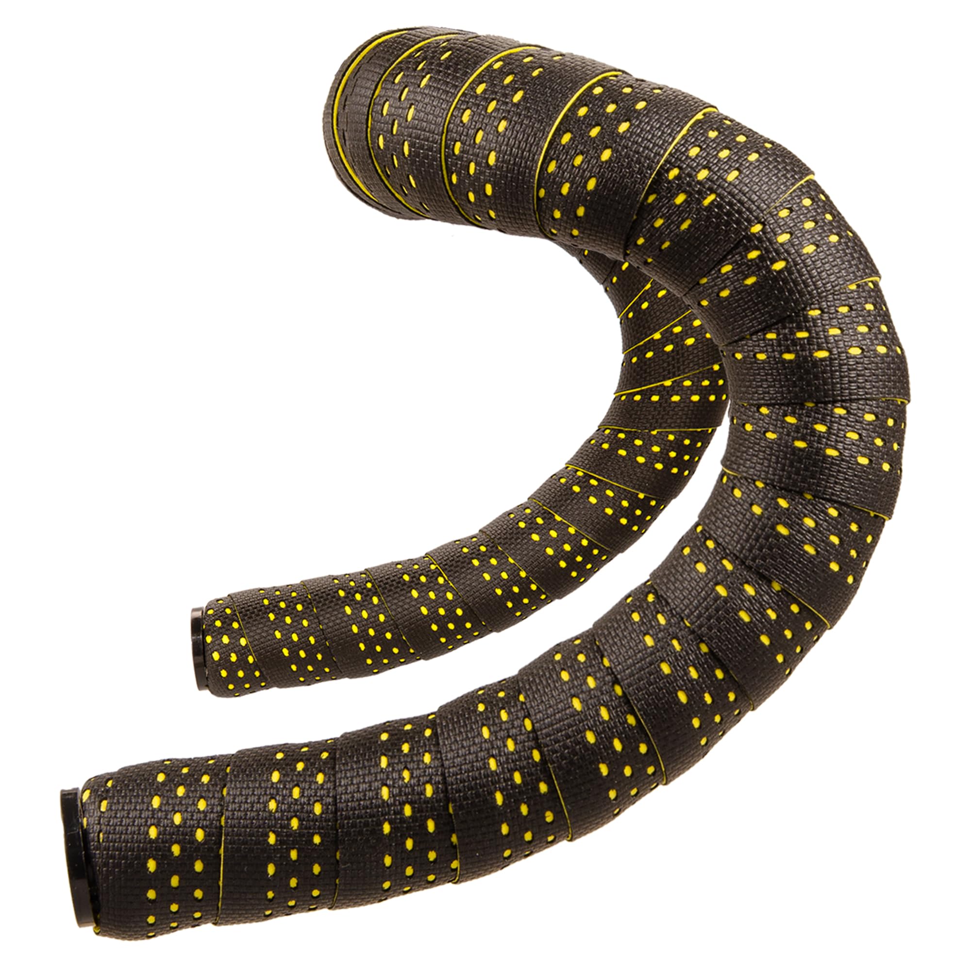 

ЕВА Силиконовая Лента для Руля Велосипеда, Шоссейного Велосипеда, с Торцевыми Заглушками и Правая из Нержавеющей Стали + (Левый набор) Черный желтый