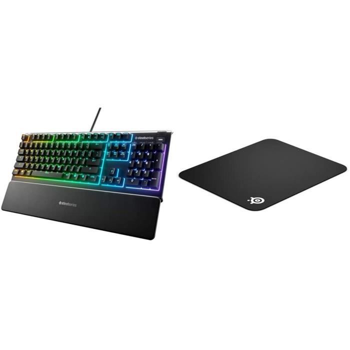 Clavier Pour Jeu - STEELSERIES - Apex 3 - Illumination RGB - Espagnol Qwerty - Filaire