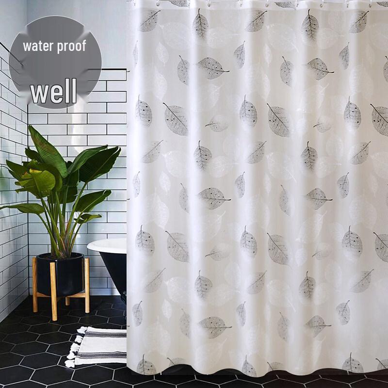 

LIEI PEVA Waterproof Shower Curtain