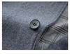 Men's Wool Stand-Up Collar Zhongshan Jacket: Business Casual Suit for Middle-aged and Elderly