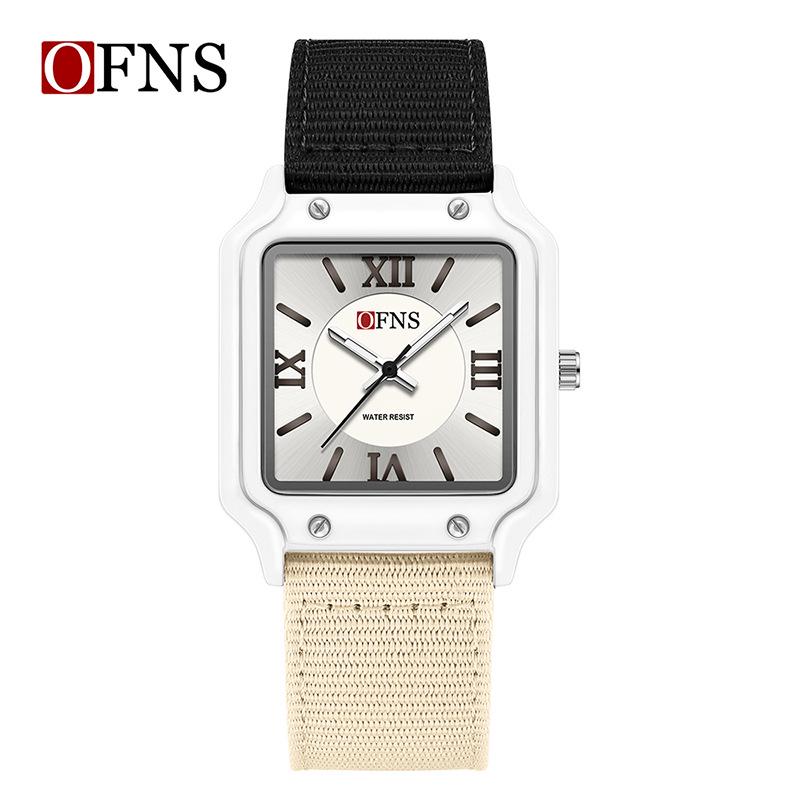 OFNS Quartz Student Watch: Waterproof, Luminous Alloy for Exams