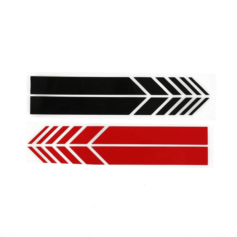 2pcs Car Rear View Mirror Reflective Sticker Car Racing Stripe Decals Sticker Car Styling Decoration Waterproof Fashion Decals