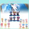 Collectible Q Version Rem And Ram Figures From Rezero Stunning Anime Dolls Set