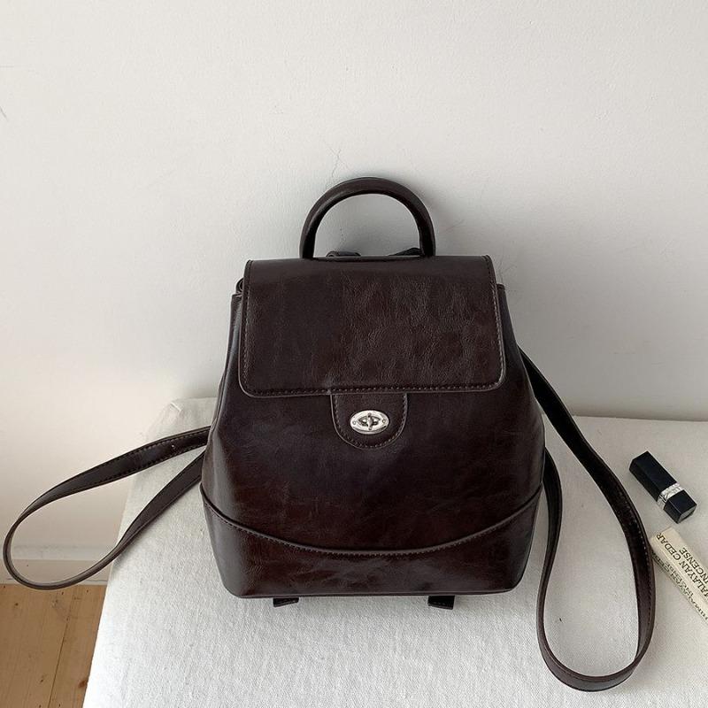 Silver backpack niche new women's backpack trend fashion student small backpack women