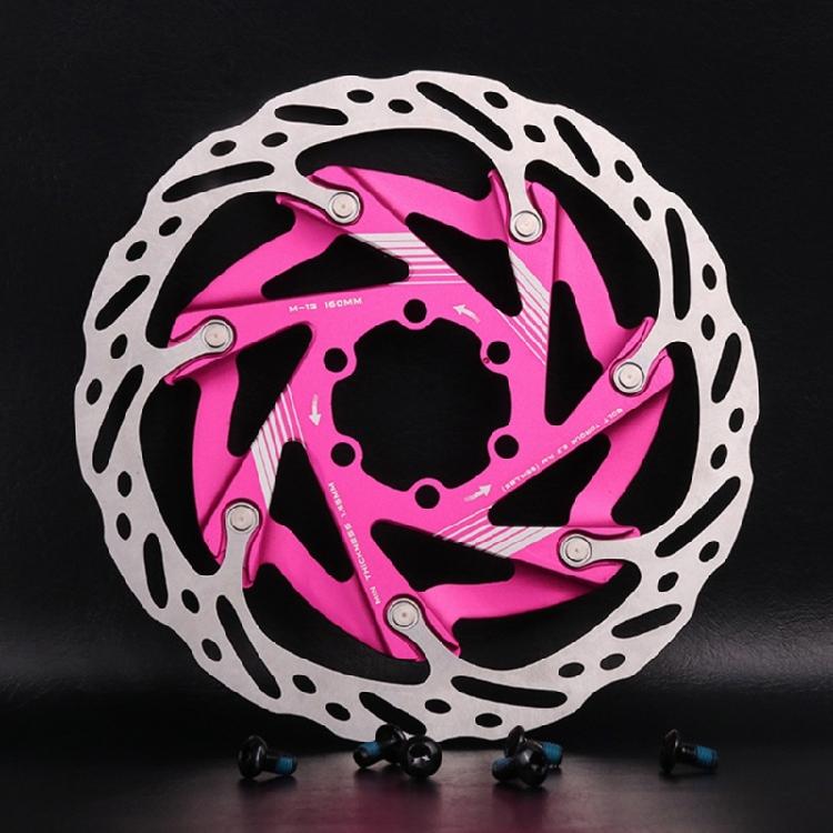 160mm Central Locking Bike Brake Rotors Hollow Road Bike Brake Rotor Hydraulic Centerlock Disc Rotor Easy To Install