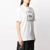Y 3 T Shirts Unisex White Crew Neck Moderate Straight Fit GV6061