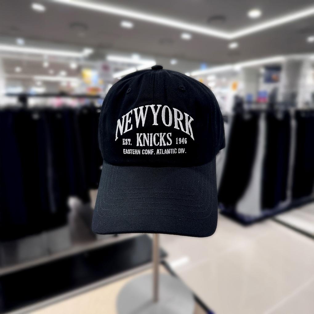 [NBA] Unisex NYK Wording Graphic Overcap Soft Ball Cap Hat N255AP242P