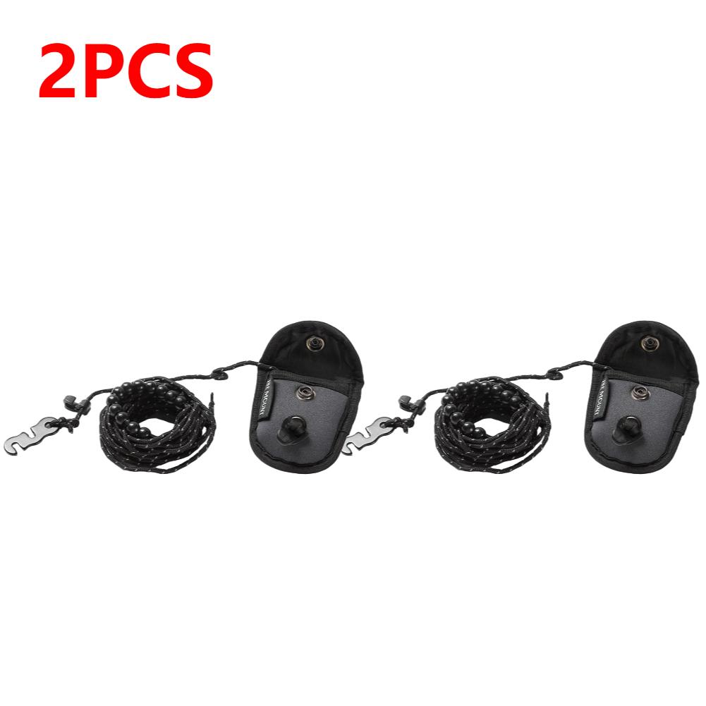 1-5PCS Portable 3-Meter Beaded Clothesline With 12 Clips Adjustable Windproof Outdoor Laundry Line for Camping & Travel