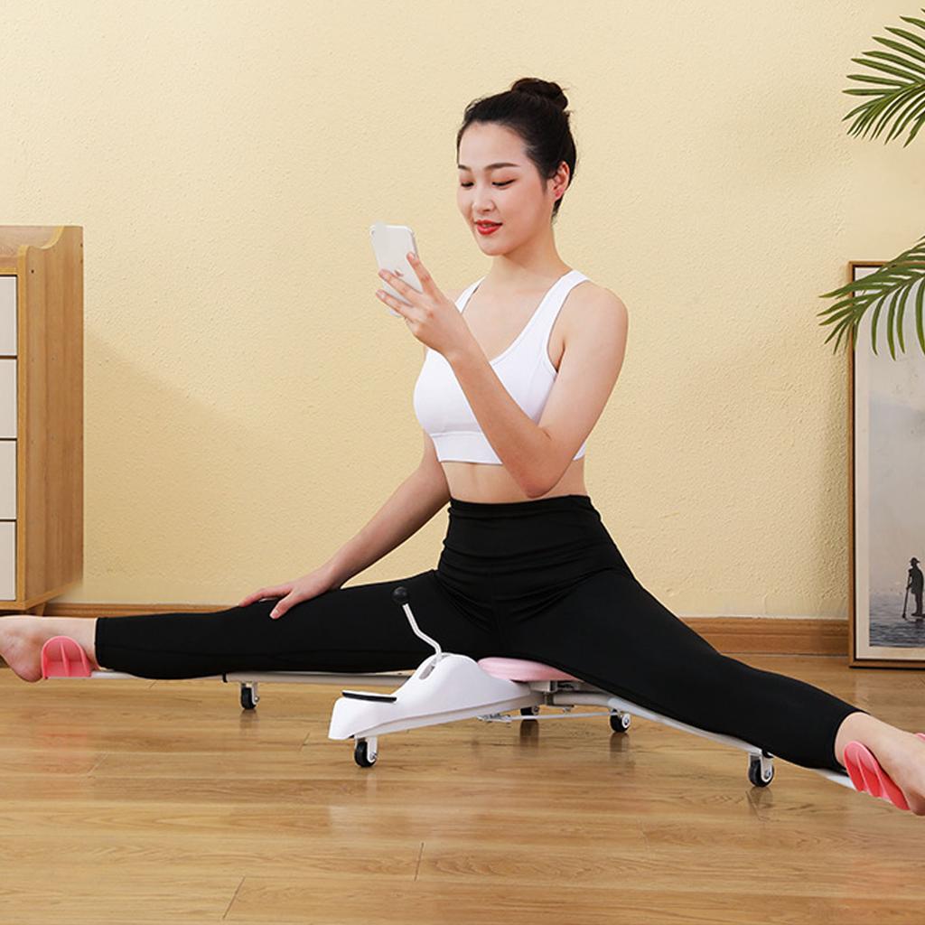 Split NaMachine Leg Stretcher NaMachine Equipment 0 to 180 Degree Expansion for Ballet Cheerlding Dance Gymnastics Other Sports