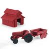 1 Set Farm Animal Figurines Cute Plastic Miniature Figurine Pretend Toys Scene Props Educational Toy Solid Model Simulation Cattle Sheep