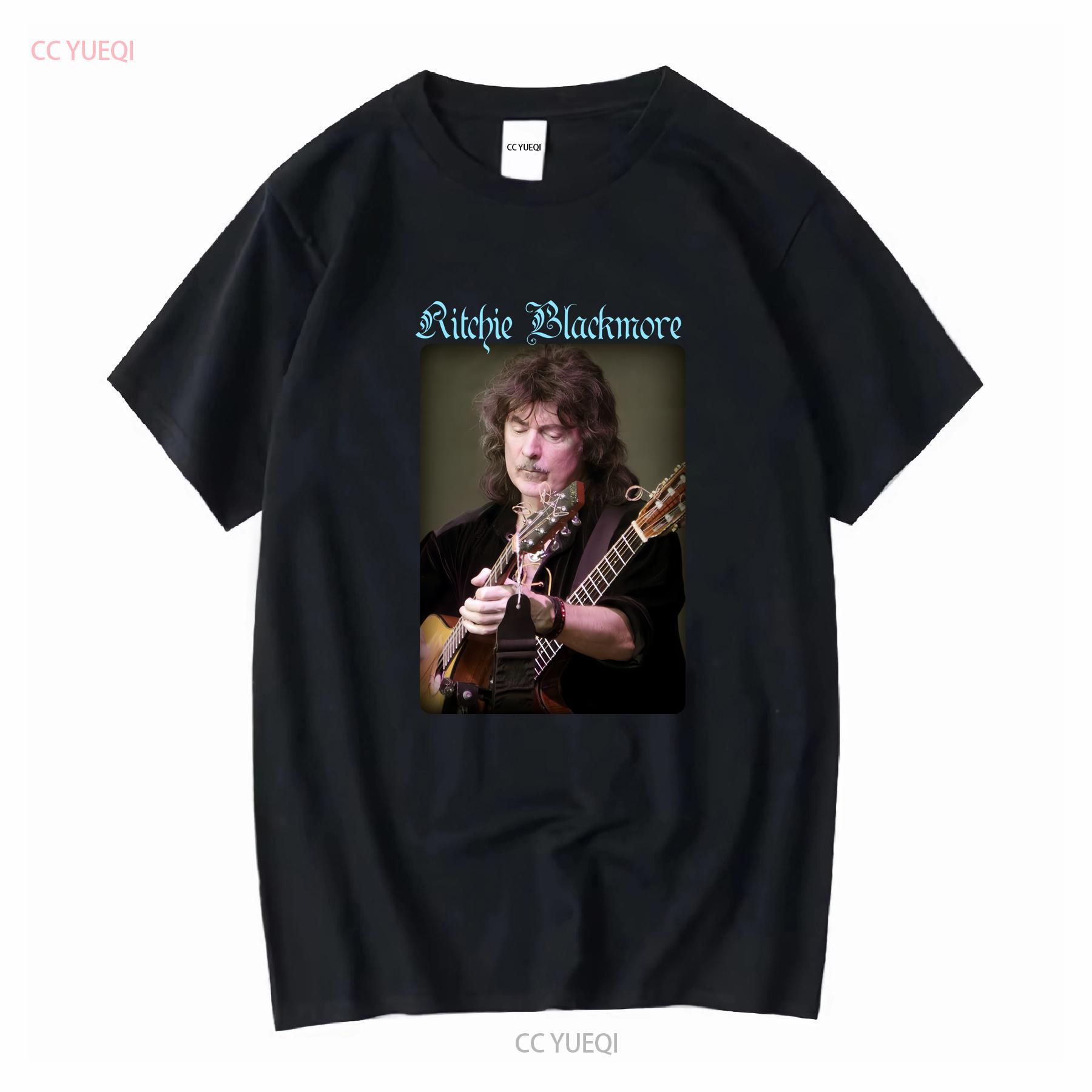 

Ritchie Blackmore Guitar T Shirt All Size S To 5XL TP639 vintage Washed homme streetwear Casual graphic designer clothes 4XL