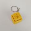 1/2/3/5Pcs 3D Printed Cheese Fidget Relief Cheese Keyboard Keychain Stress Decompression Button Clicker Sensory Fidget Toy