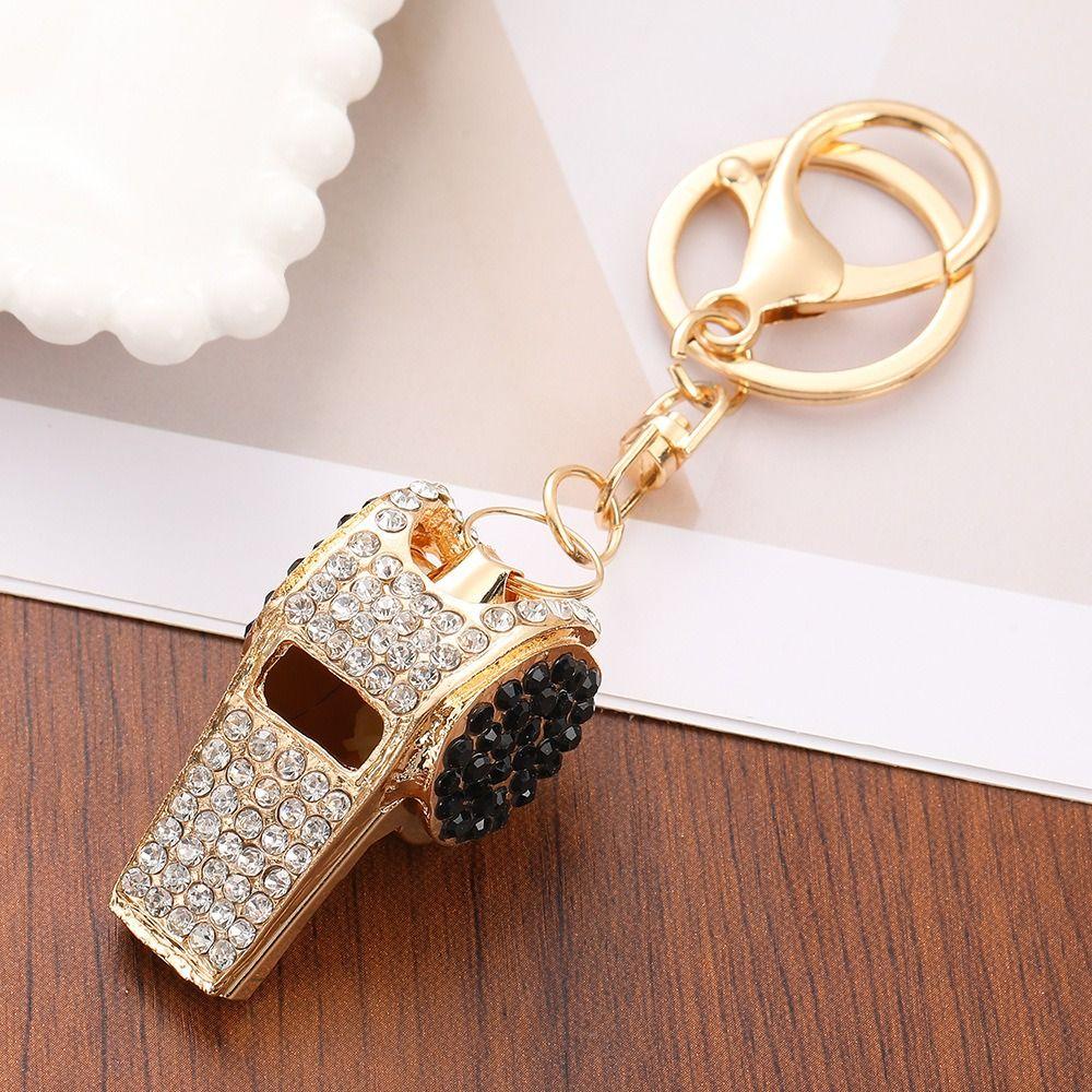 Waterproof Metal Whistle Key Chain Creative Referee Whistle  for Referee,Basketball,Lifeguard