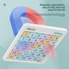 3*3/4*4/5*5 Children Learning Math Puzzle Toys Children's Educational Toy Magnetic Sliding Block Number Puzzle Arrangement Game