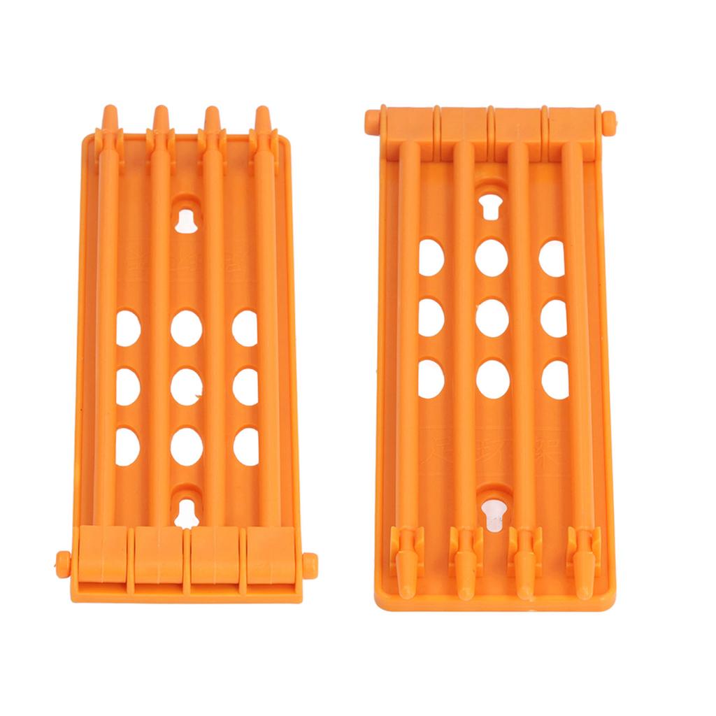 4Pcs Pigeon Leg Ring Stand 4 Column Design Large Capacity Wall Mounted Safe Durable Plastic Parrot