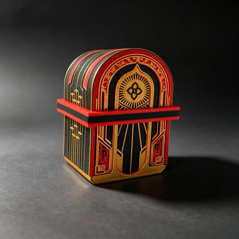 Delta Force Asala Poker Card Box 3D Model Toy Figure