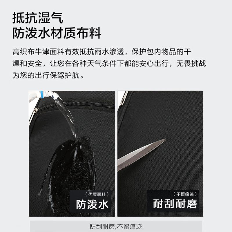 Schoolbag Business Casual Laptop Bag Men's Large Capacity Backpack Printing Simple Business Travel Backpack