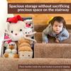BAAU Stair Basket For Stairs,Foldable Staircase Basket With Thick Cotton Rope Handles, Stair Baskets For Carpeted
